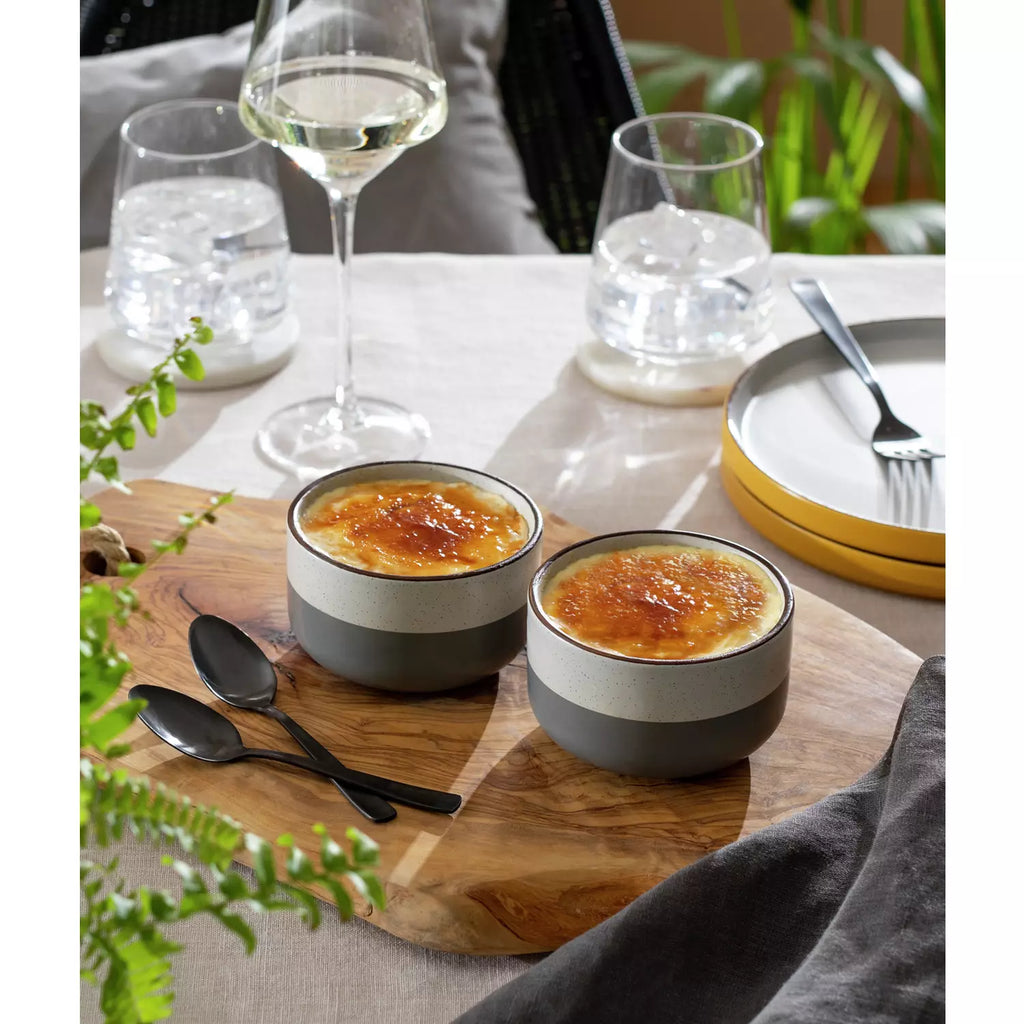 Habitat Speckle Set of 2 Ramekin - Grey