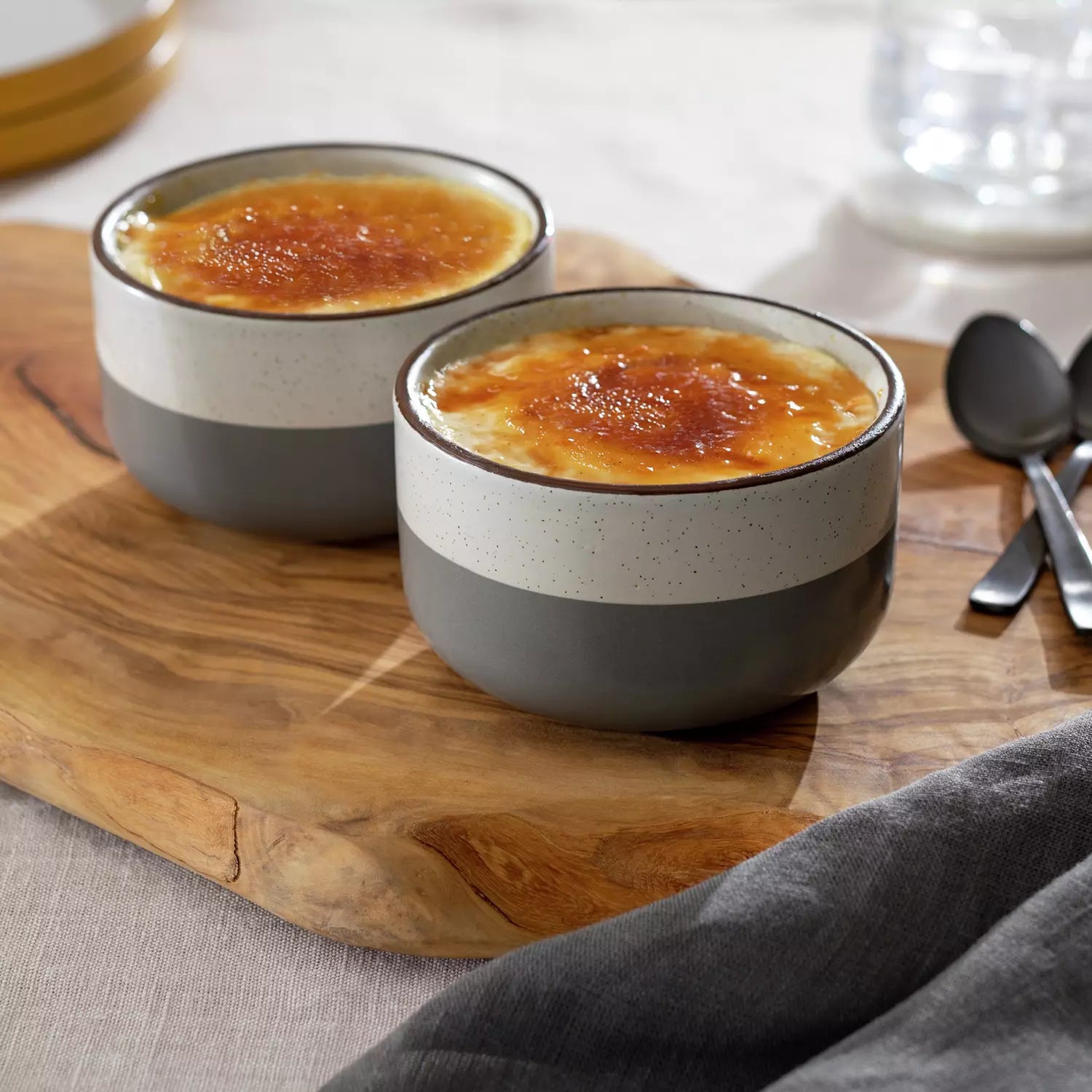 Habitat Speckle Set of 2 Ramekin - Grey