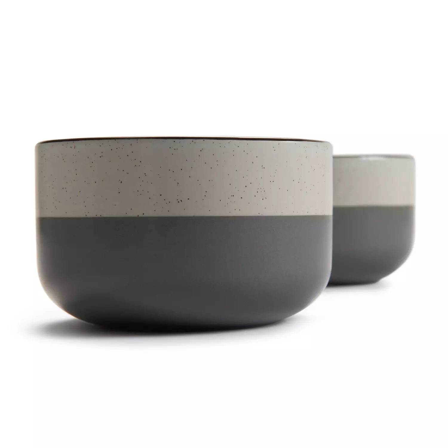Habitat Speckle Set of 2 Ramekin - Grey