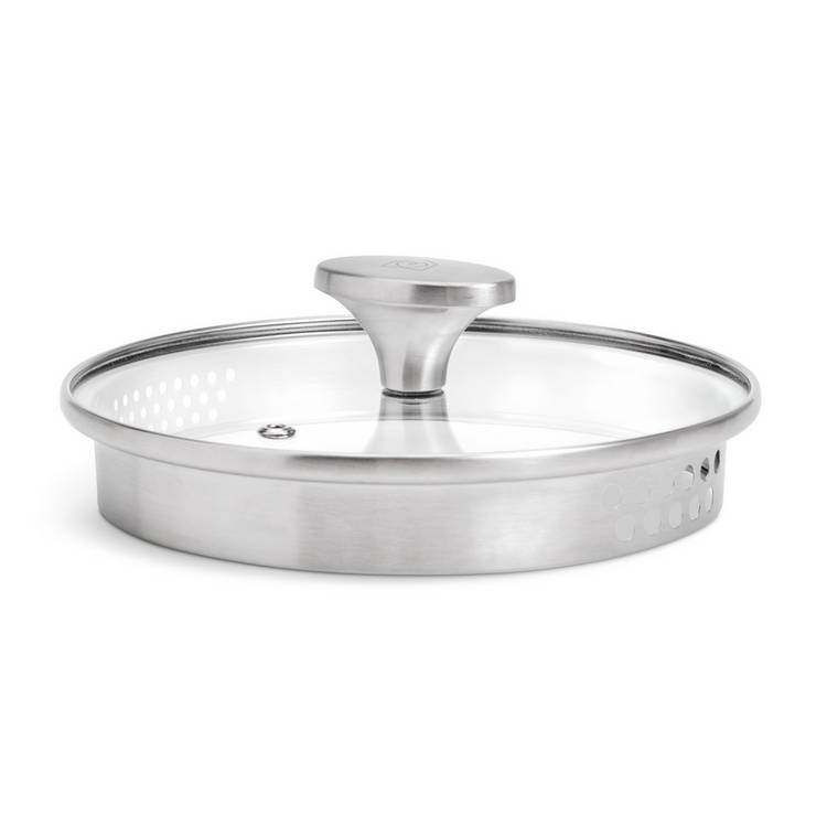 Habitat 16cm Brushed Stainless Steel Saucepan
