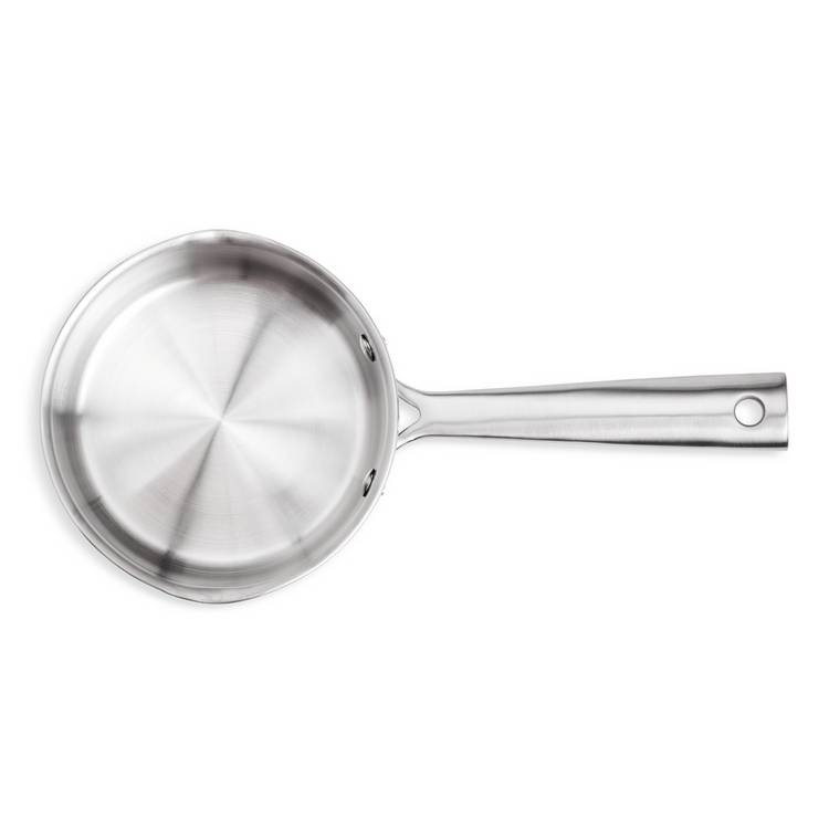 Habitat 16cm Brushed Stainless Steel Saucepan