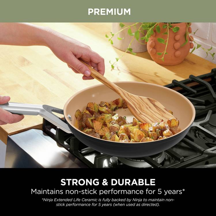 Ninja 28cm Extended Life Ceramic Aluminium Frying Pan