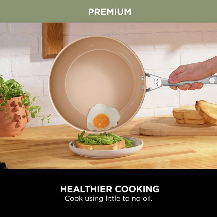 Ninja 28cm Extended Life Ceramic Aluminium Frying Pan