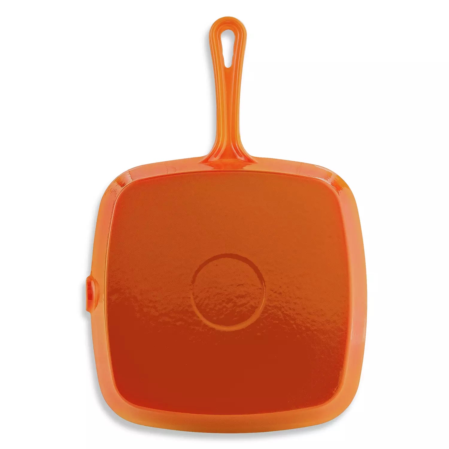 Habitat 23cm Cast Iron Griddle Pan - Orange