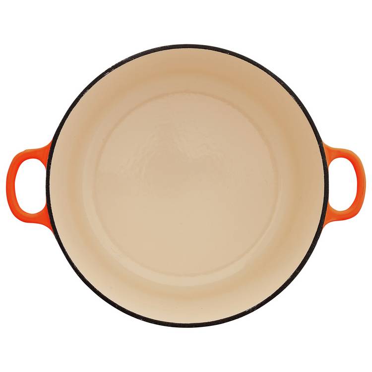 Habitat 5.3 Litre Cast Iron Casserole Dish - Orange