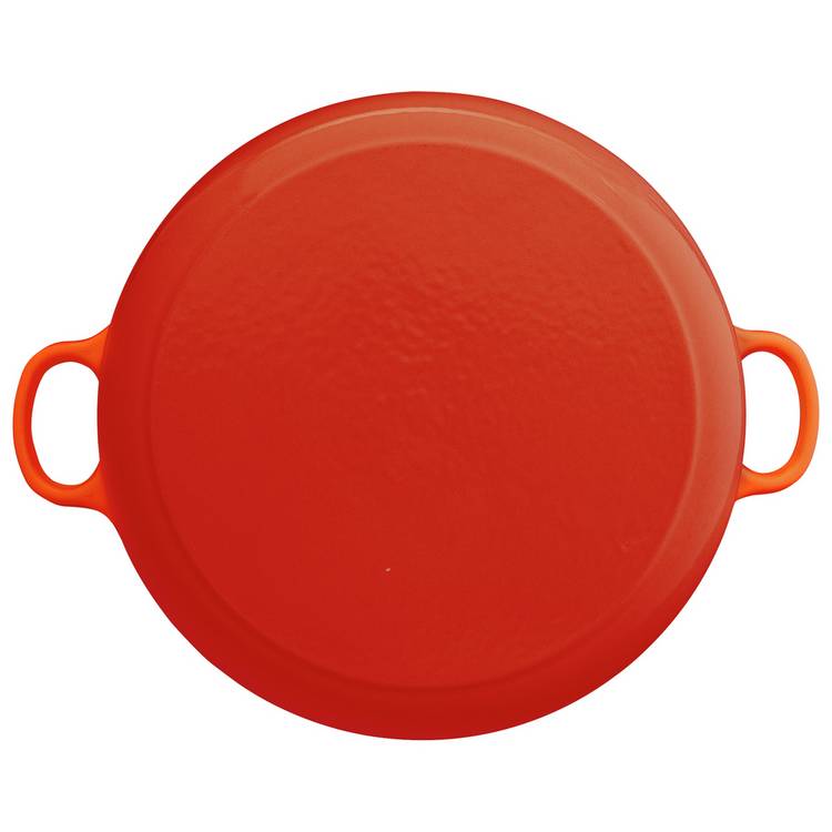Habitat 5.3 Litre Cast Iron Casserole Dish - Orange