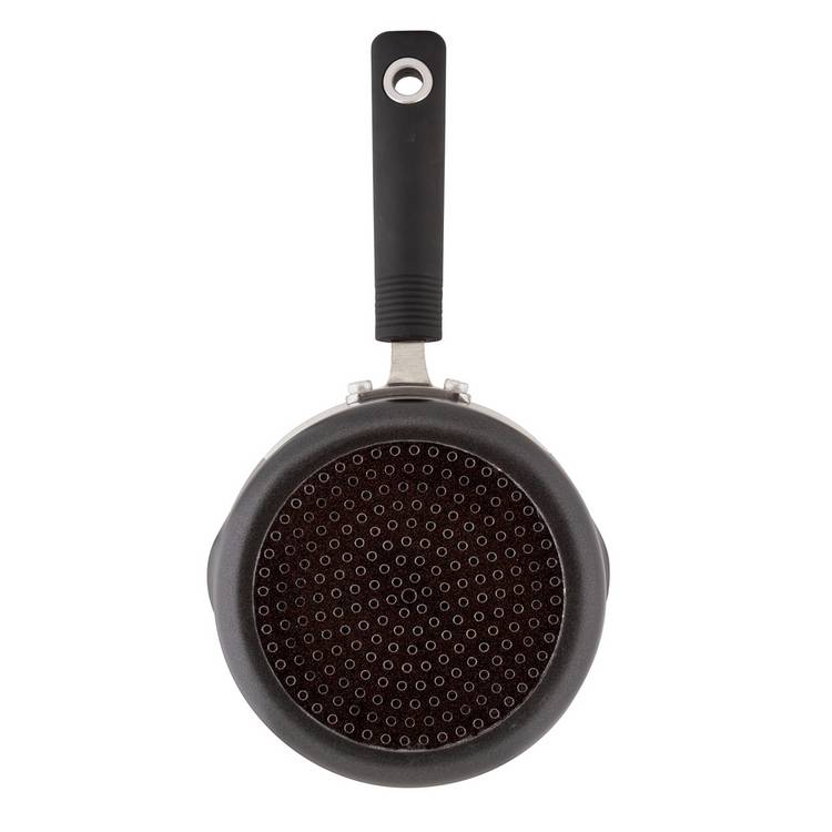 Habitat 14cm Aluminium Milk Pan - Black